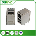 KRJ-009USBGY8NL RJ45带双USB2.0插座 百兆RJ45网络接口