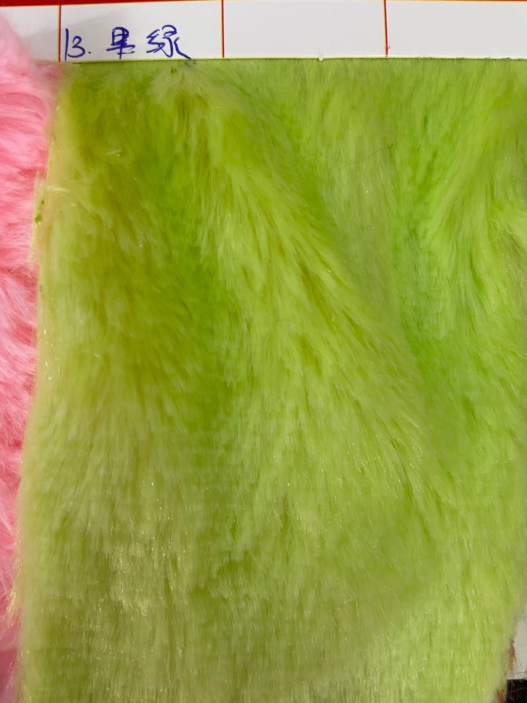 De alto peso 15 de lana semi-ligero elegante terciopelo suave de la felpa de la tela del juguete de textiles para el hogar alfombra de tela de la ropa super suave