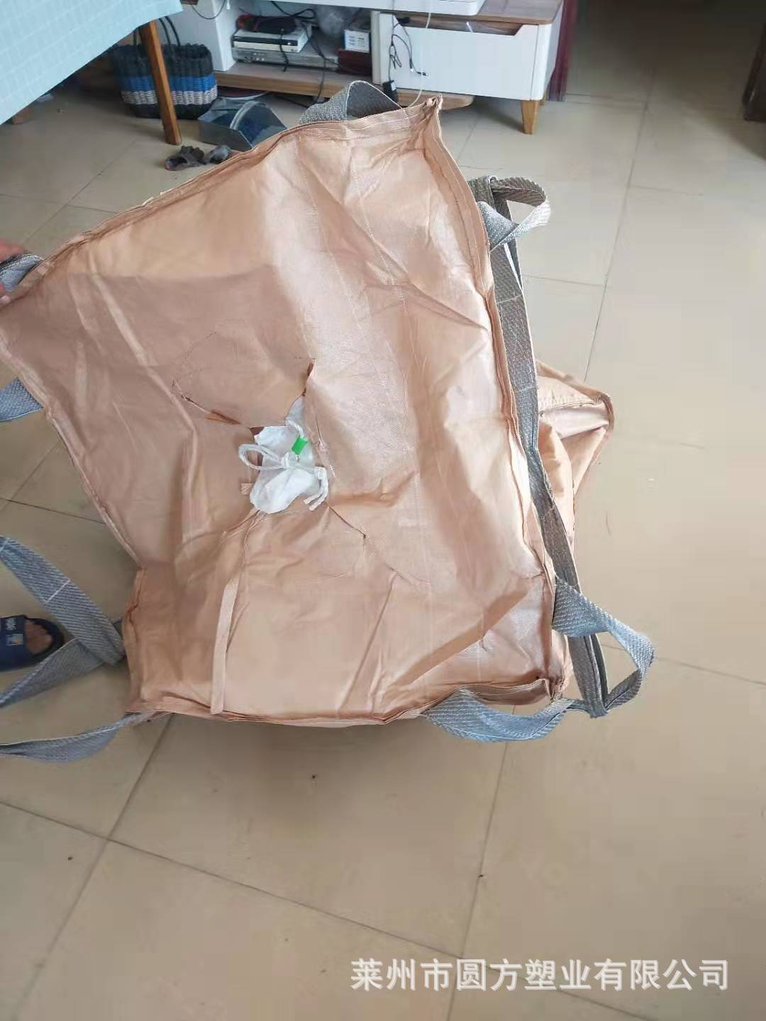 批发白色黄色集装袋吨包污泥集运太空袋2吨塑料编织袋二手PP吨袋