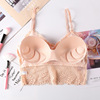 Lace breast tightener, removable top with cups, sports bra, underwear, tube top, beautiful back, backless