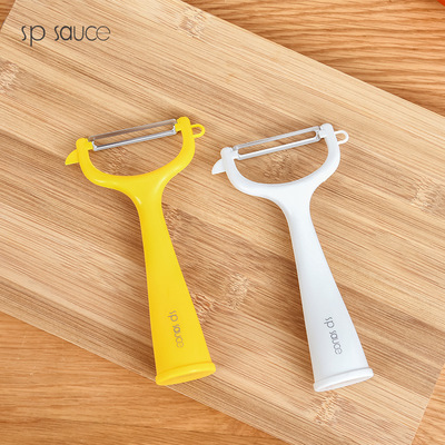 日本SP家庭用立式刨 水果削皮刀刮皮器蔬菜去皮器厨房刨刀去皮刀|ms