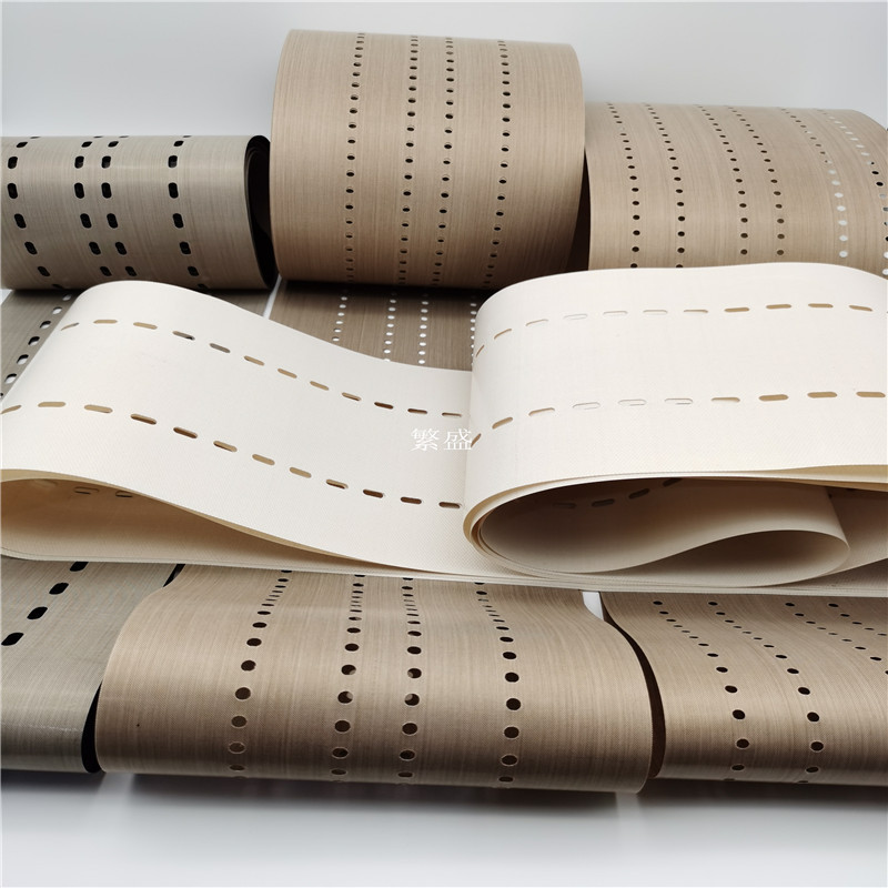 光伏太阳能电池片叠瓦机特氟龙输送带铁氟龙打孔吸风烘干传送皮带