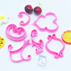 New cake mold Sugar decoration stamping mold 12-piece set DIY baking dessert chocolate decoration mold