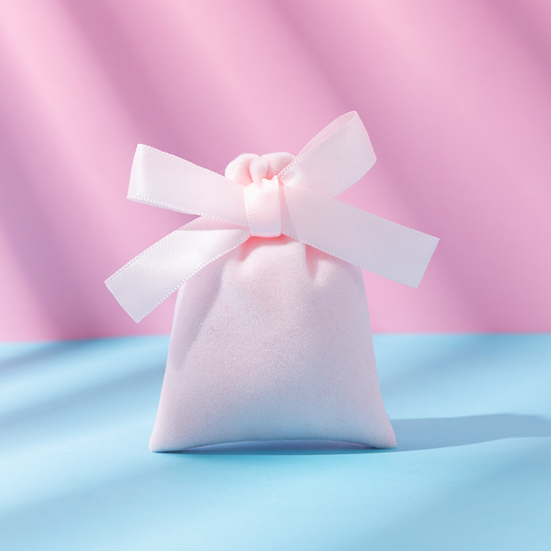 Bolsitas de terciopelo con cordón para joyas o regalos, personalizables con LOGO, ideales para empaques y obsequios