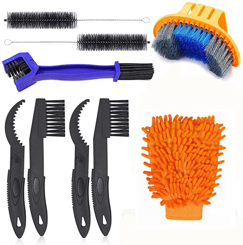 Bike chain washer, mountain bike chain cleaning brush tool, bicycle maintenance tool, convenient cleaning set