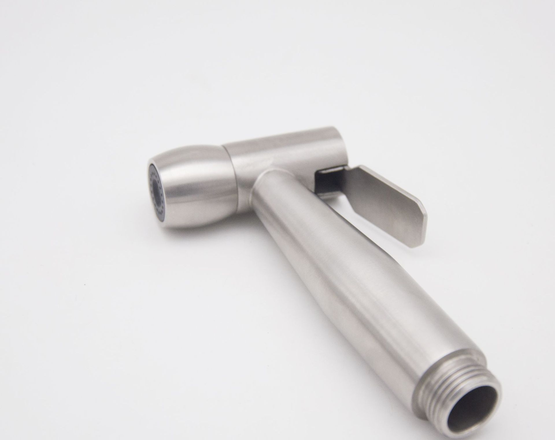 Cross-border best-selling 304 stainless steel toilet feminine wash companion spray gun, stainless steel toilet flushing nozzle feminine wash Item Picture