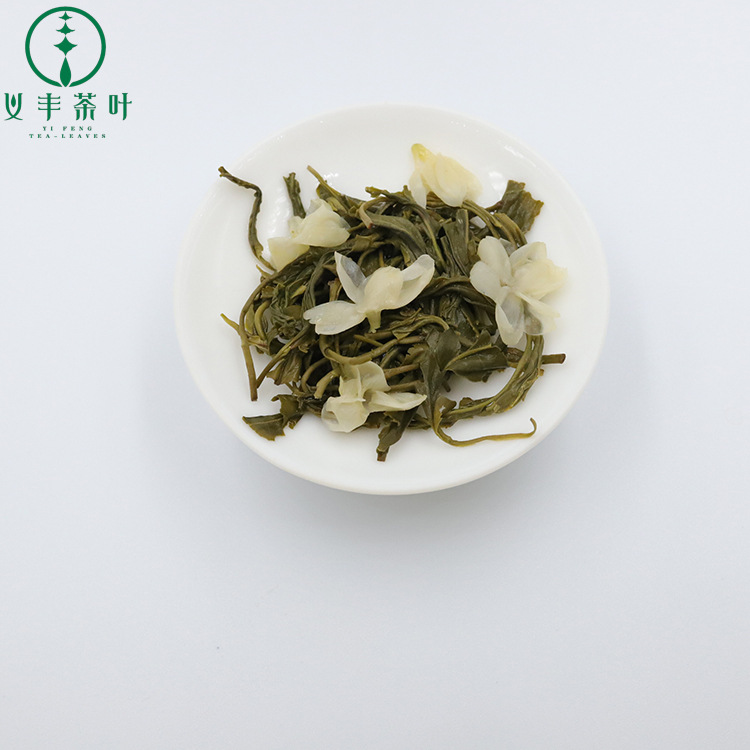 源头厂家广西横县茉莉花茶曲毫绿茶茶叶散装批发500g松阳茉莉香茶