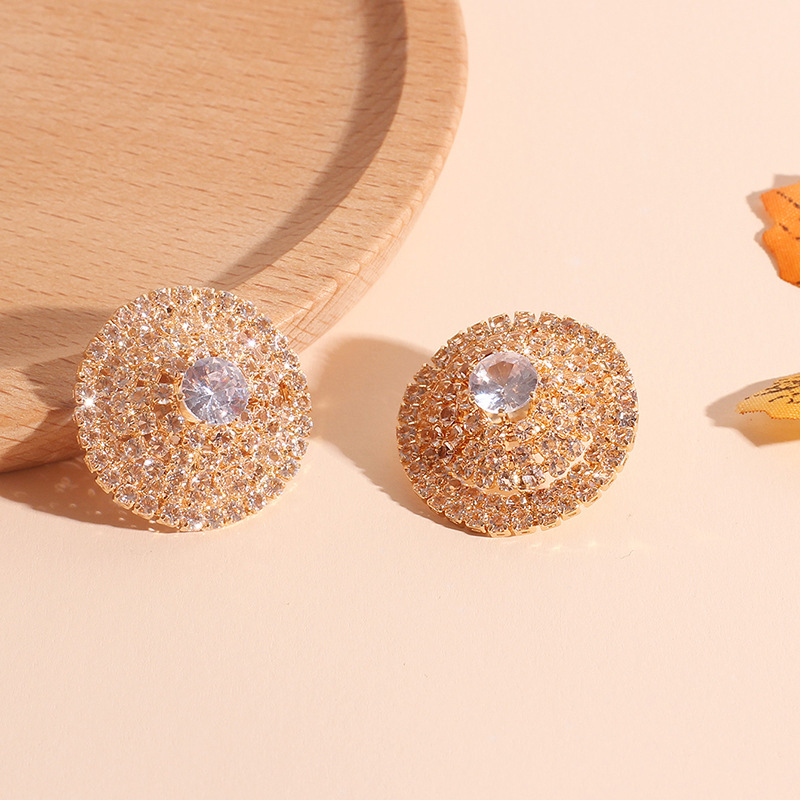 12g Weight Earrings, Ear Studs Classification Women'S Gender INS Style Style Gold, Silver Color Fashion Earrings For Women Enquisite Micro-studded Earrings Light Niche Earrings For Women Wholesale Nihaojewelry 1