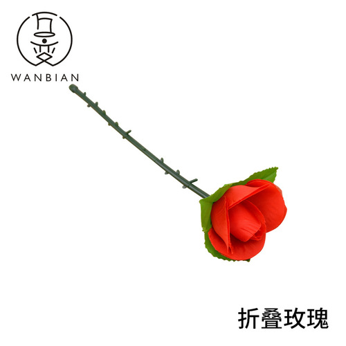 [Folding Roses from Empty Hands] Magic Props Wholesale Pickup Supplies Romantic Rose 6g