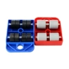 Red conventional new pry rod floor wheel