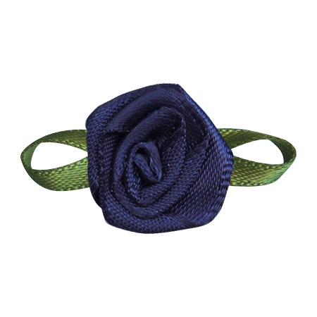 Yao Ming cinta ropa textil accesorios decorativos caja de regalo cinta decorativa rosa hecha a mano con hojas cinta flor