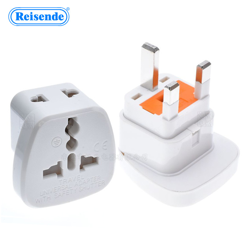 英标港版旅游转换插头插座电源转换器马来西亚手机充电带13保险管
