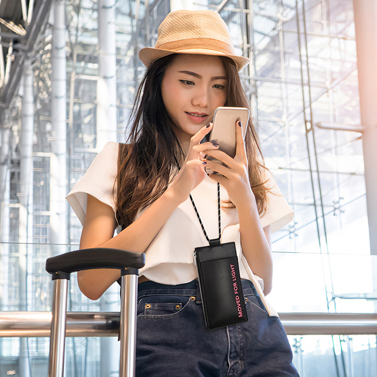 2021新款斜挎PU单肩包手挂包 迷你包包日韩手机包 女士竖款钱包