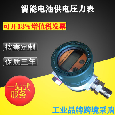 intelligence differential pressure Transmitter digital display pressure Transmitter explosion-proof Spread Gas The Conduit Battery power supply Pressure gauge