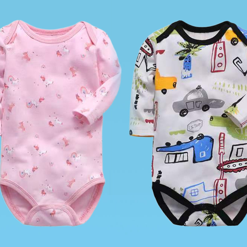 Infants Playsuit baby one-piece garment go out Climb clothes Bodysuit baby Romper Factory price