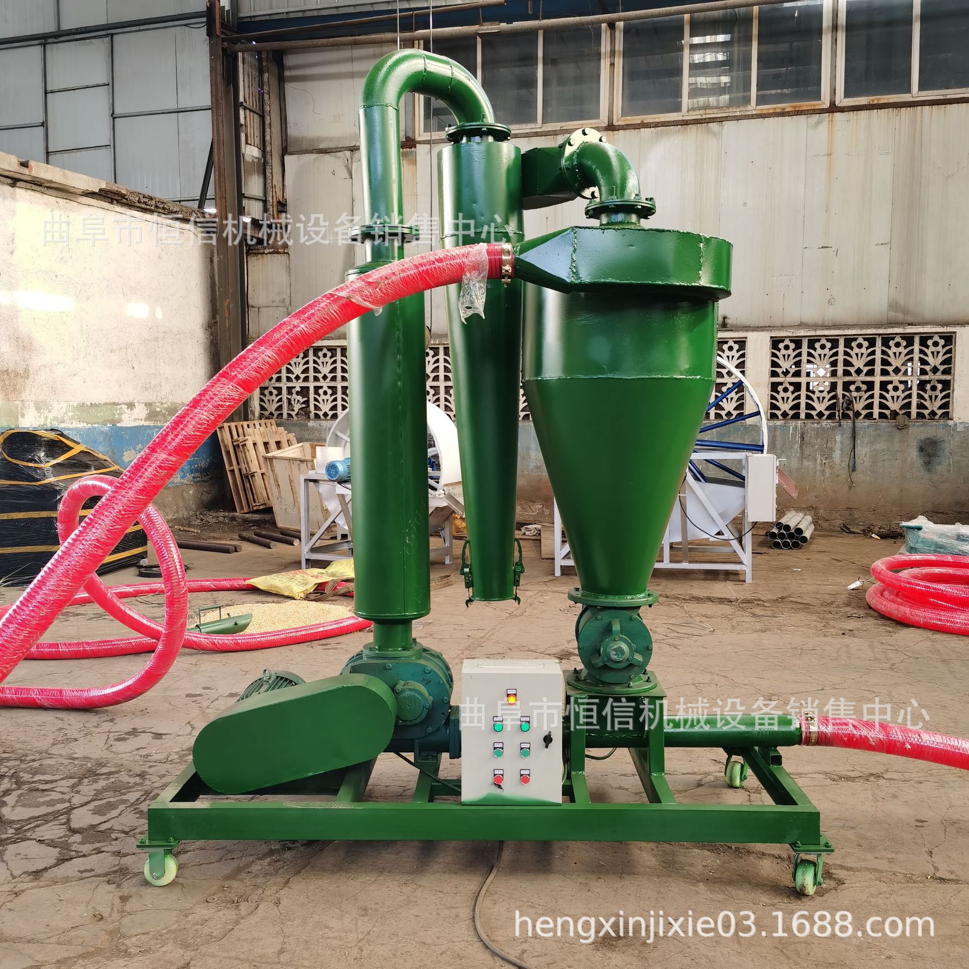 大米小米米粉气力吸粮机设备 大产量锯末木屑远距离吸粮机 生产