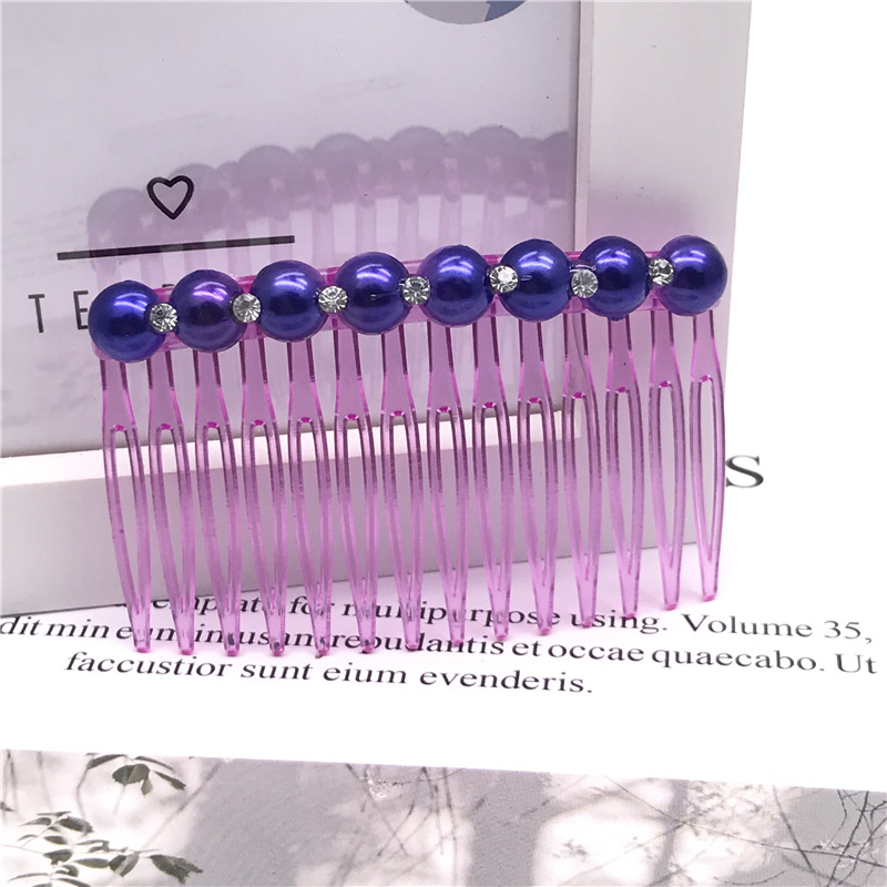 Medio 8 peine de pelo de diamante perla insertar peine un yuan tienda de Peine de pelo un yuan cabeza accesorios puesto suministro