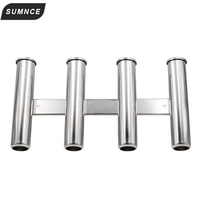 Fábrica de acero inoxidable tres cilindros de cuatro cinco rodas de pescar soporte de barco de pesca soporte de pesca marina
