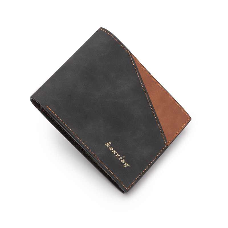 Suministro transfronterizo de los hombres de la nueva línea de costura de la cartera de la PU de los hombres de suministro transfronterizo de la cartera de la PU de los hombres