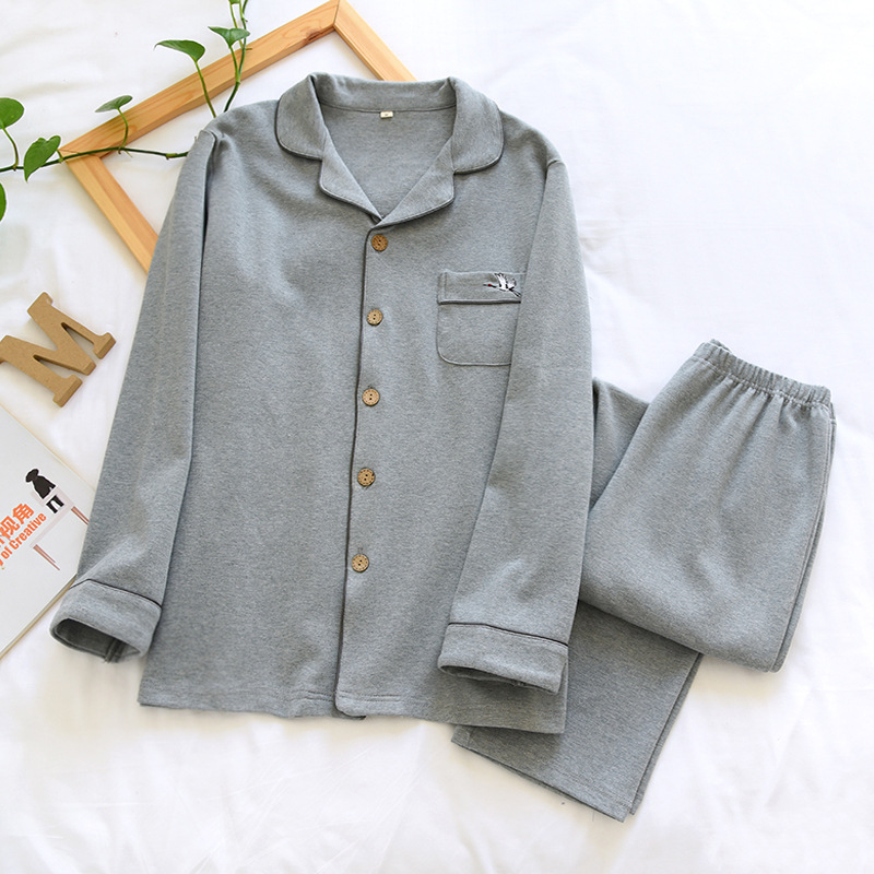 LH綿毛男灰色パジャマカバー