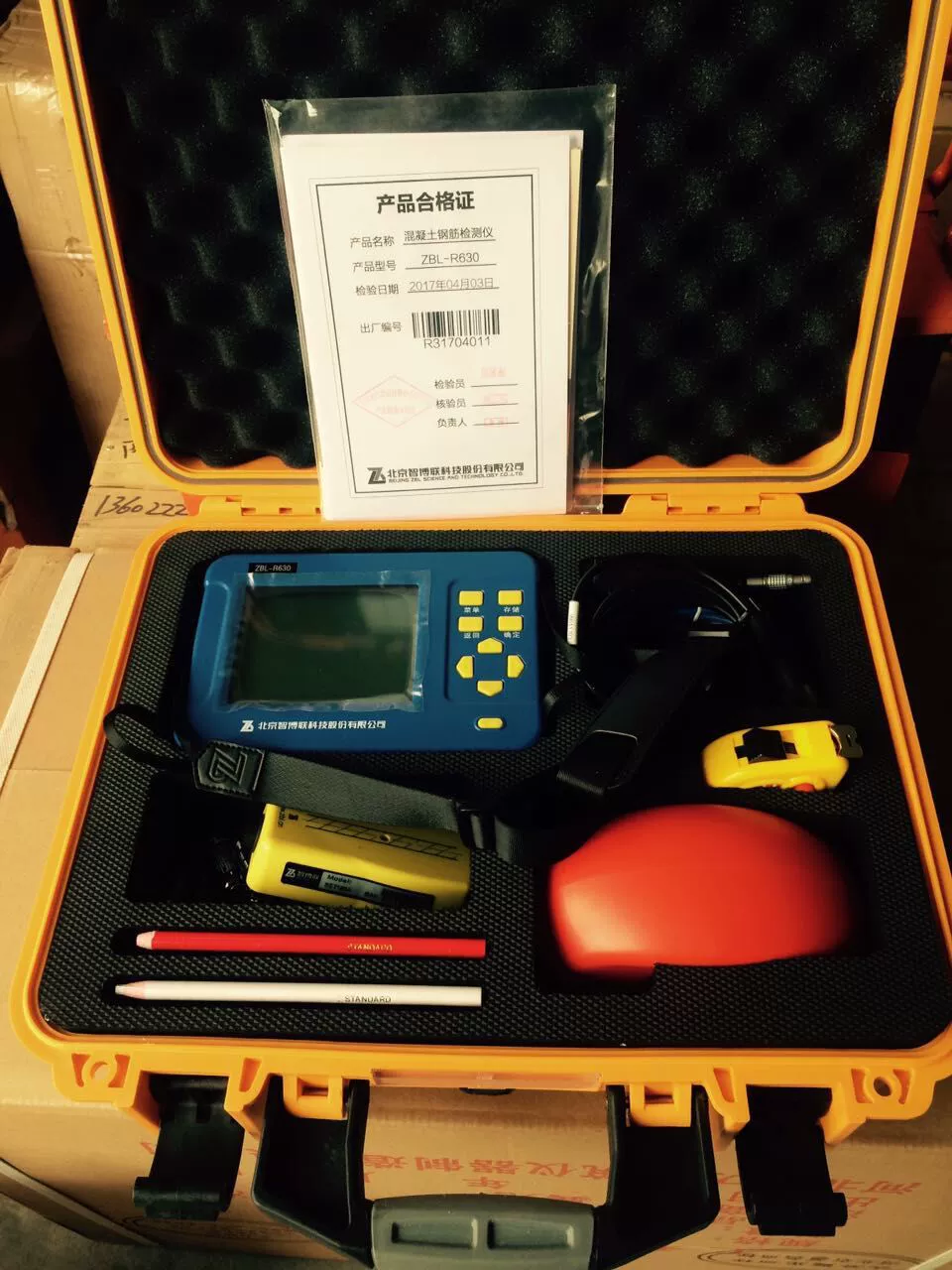 Измеритель положения усиленного бетона ZBL-R630, измеритель толщины защитного слоя, сканер усиленного положения