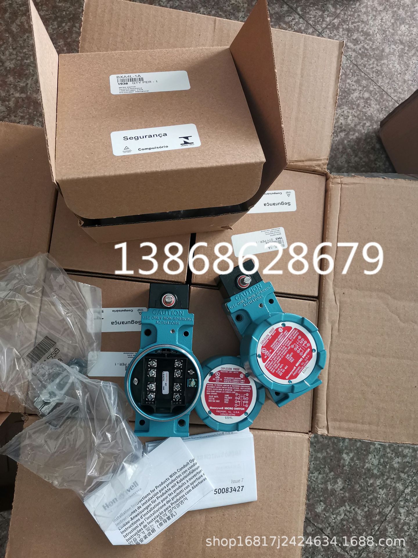 Honeywell防爆限位开关双刀双掷LSXA4L BXA4L-1A LSXA4L-1A BXA4L