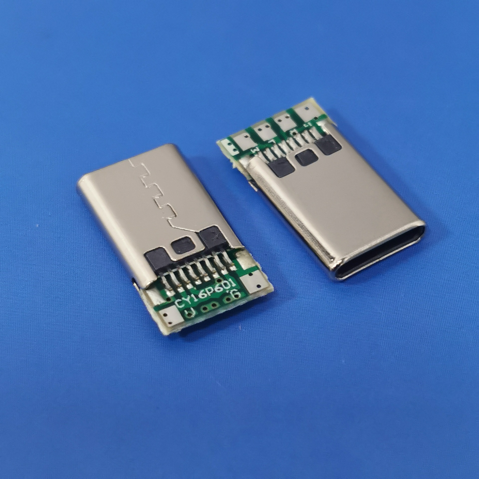 音频TYPE-C夹板式 16P公头 USB-3.1音频板6个焊点 type c 超薄-阿里巴巴