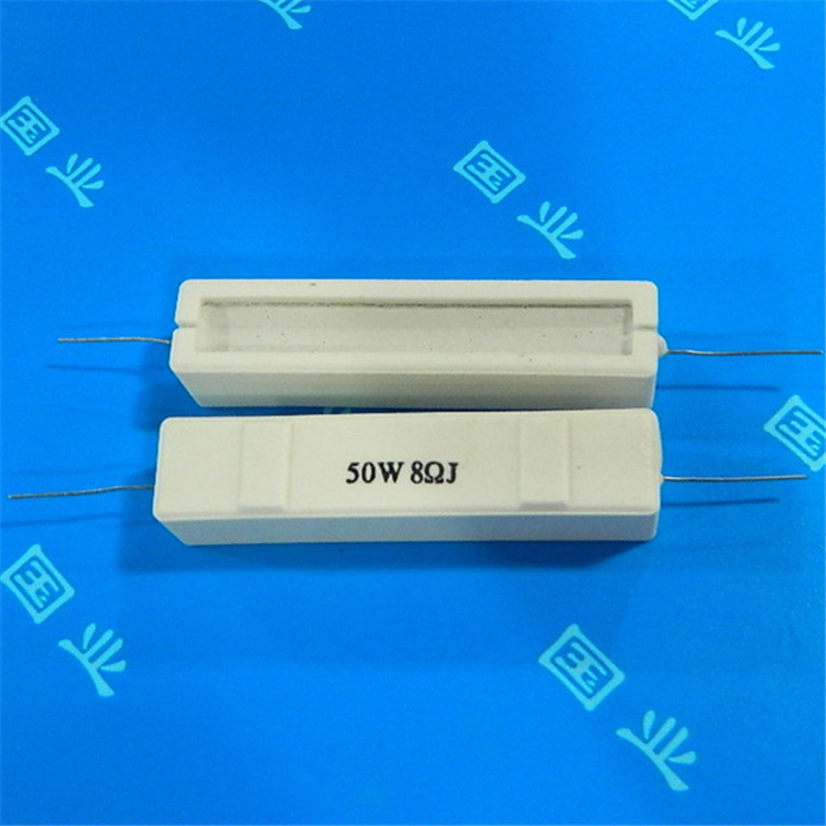 供应50W高频瓷卧式绕线水泥电阻 充电放电老化负载电阻 品质保证