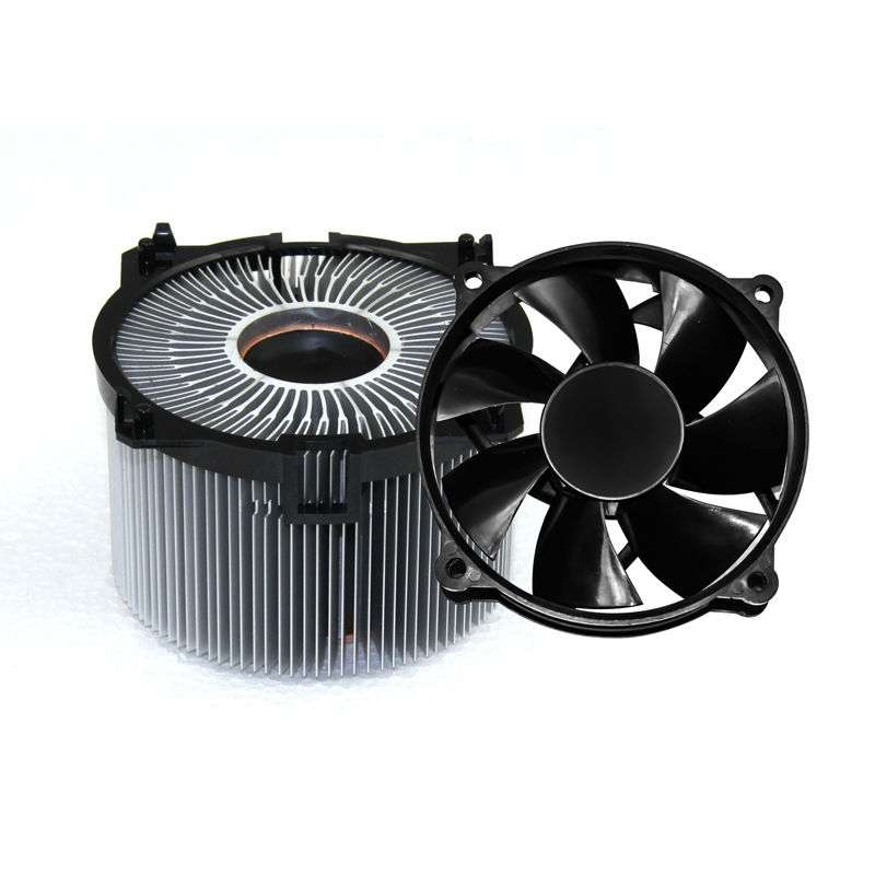 150/200w大功率热管相变风冷LED散热器设备投光捕鱼钓鱼灯DIY散热