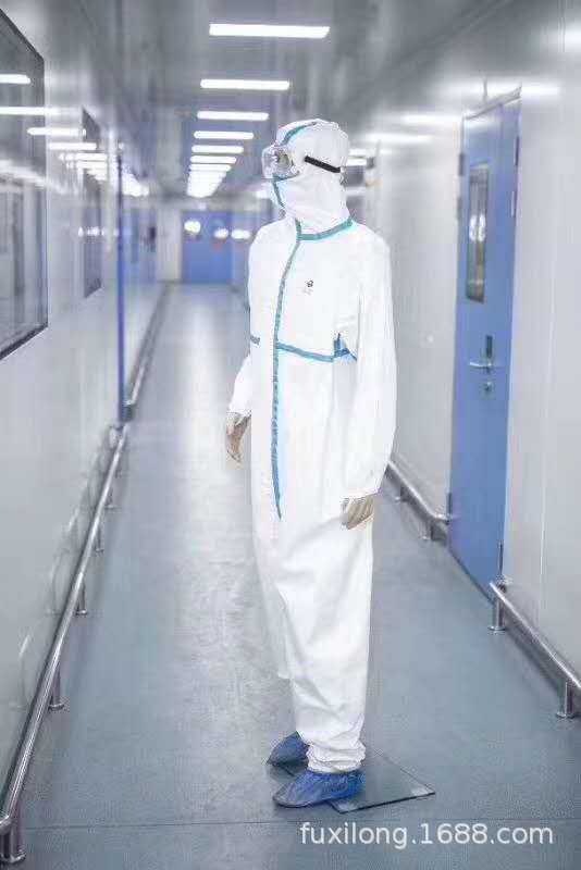 供應SS無紡布複合PU膜民用防護服面料長期生産可以訂單可以拼單