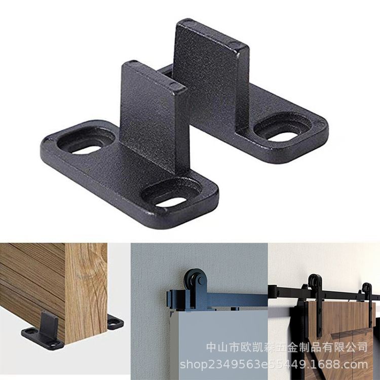Puerta de granero colgando carril accesorios de hardware nuevo swing tapón no ranurado guía de tierra