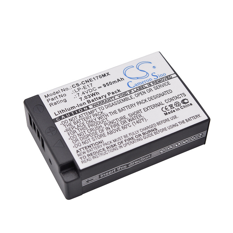 厂家直供CS适用佳能EOS 800D M5 M6 770D数码LP-E17正品相机电池