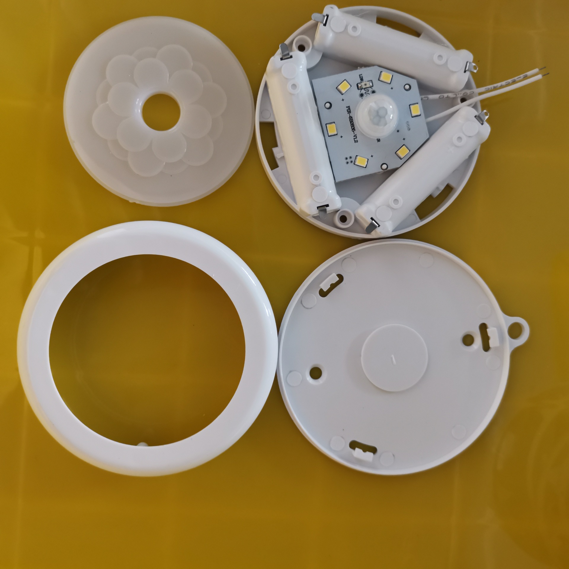 factory human body Induction Nightlight Battery Shell Kit Cabinet Lights Wardrobe Light Shell Parts