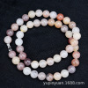 Jade article wholesale Stall live broadcast Source of goods jade Bead Necklace 10mm Colorful Jade Watkins violet Necklace