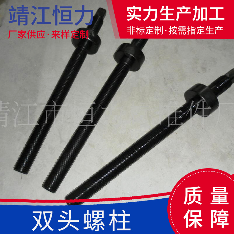 厂家供应双头螺柱12.9级高强度双头螺柱非标双栓螺杆全螺纹螺栓