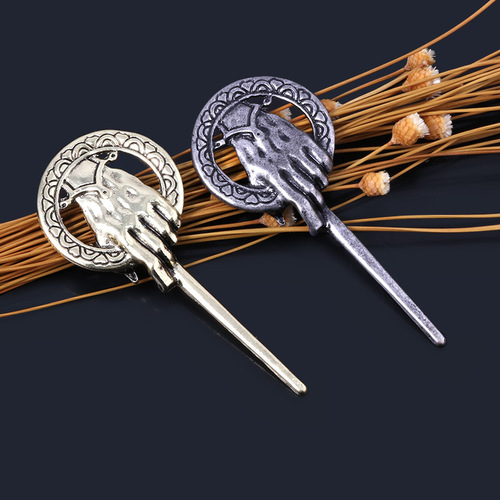 European and American film and television Thrones peripherals, Hand of the King brooch, clothing alloy pin foreign trade