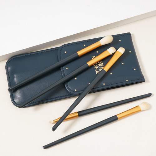Starlight 5-Piece Eyeshadow Brush Set Portable Soft Eyeshadow Brush Nose and Eye Brush Concealer Makeup Brush Makeup Tool
