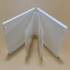 8 pieces of milk white CD box interior PP bag CD DVD plastic box with membrane can be inserted