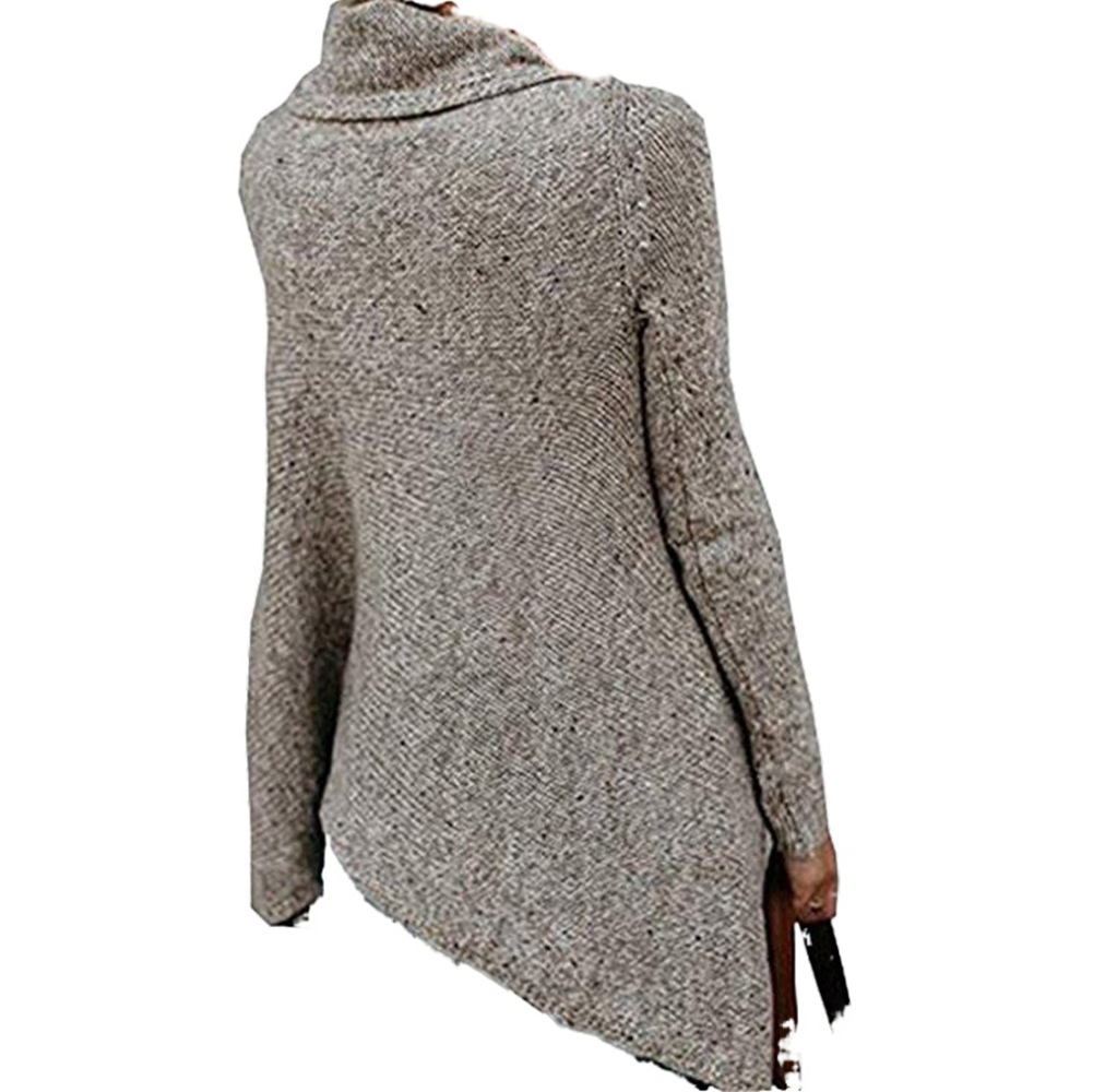 350g Weight Sweater Outerwear Type Long Sleeve Sleeve Length Regular Sleeve Sleeve Type Polyacrylonitrile Fiber, knit Fabric Type Long Top Length Daily Occasion Scarf collar, Pullovers Neckline Loose Fit Type Solid Color Pattern Winter, Autumn Season Women's Gender Hollow Out Design Streetwear Style Wholesale Women's Streetwear Solid Color Long Sleeve Hollow Out Sweaters & Cardigans 29