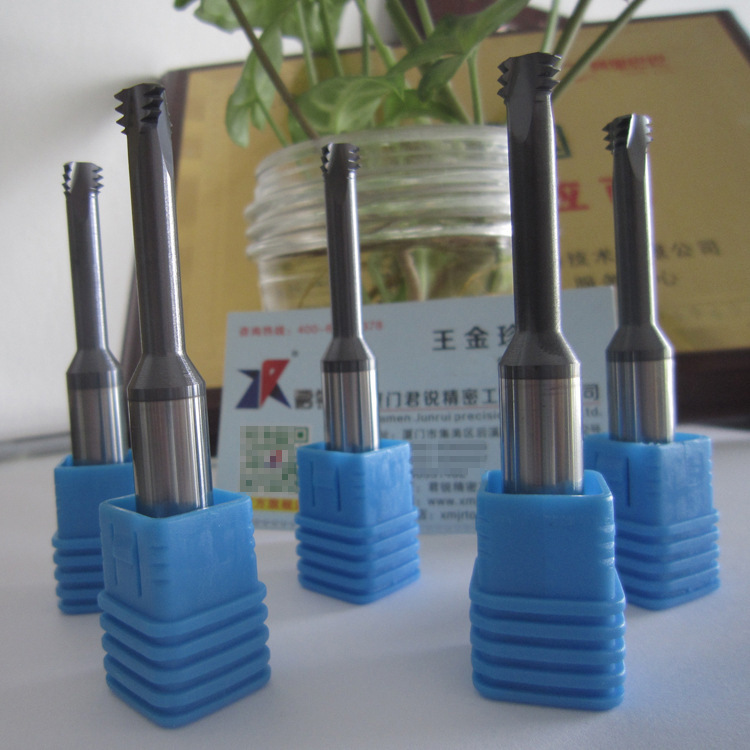 AJR品牌非标带中心孔螺纹铣刀 硬质合金钨钢螺纹铣刀 标准刀
