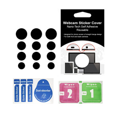 Webcam cover 二合一圆形手机电脑镜头纳米摄像头隐私保护盖