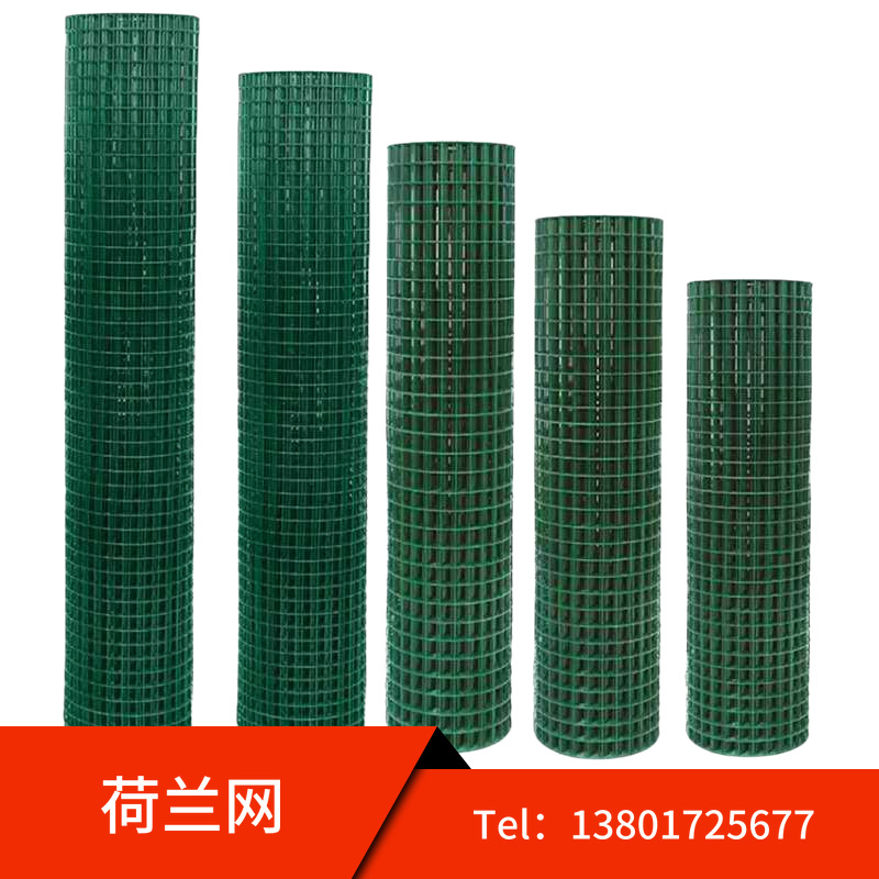 直销现货 浸塑荷兰网 绿色铁丝网围栏养殖养鸡果园护栏网防护栏栅