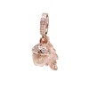 Copper silver golden accessory, fashionable pendant, European style, pink gold