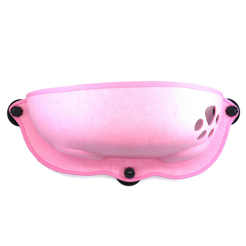 Moon-Shaped Cat Suction Cup Window Bed Cat Hanger Car Travel Pet Pet Hammock Sunbathing Half Moon Cat Bed