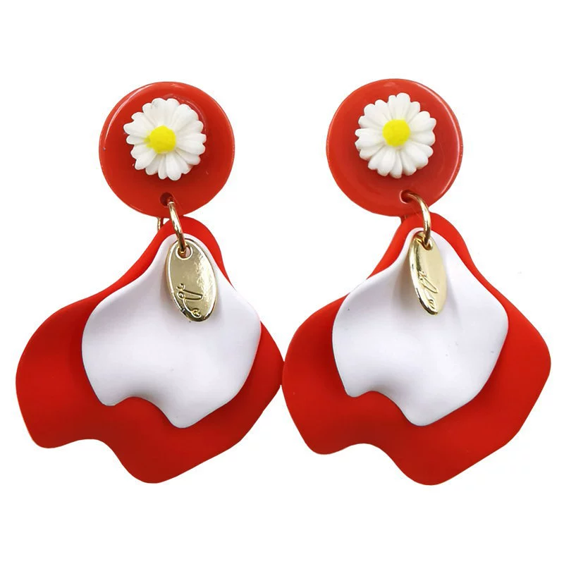 Retro brand cute earrings, factory direct supply, Japanese and Korean, simple and elegant design