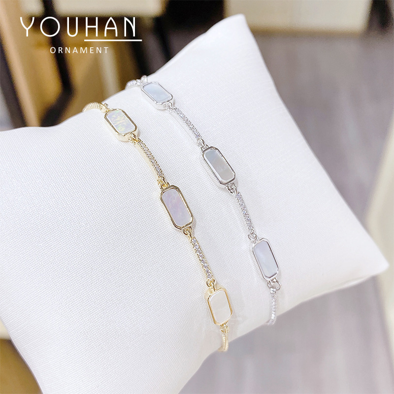 2023 New Style Bracelet Korean Style Jewelry Adjustable Pull-Out Electroplated Real Gold Bracelet 14K Gold Jewelry Chain