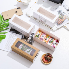 Baking pastry box window drawer food packaging cake biscuit box towel roll pastry box pastry box
