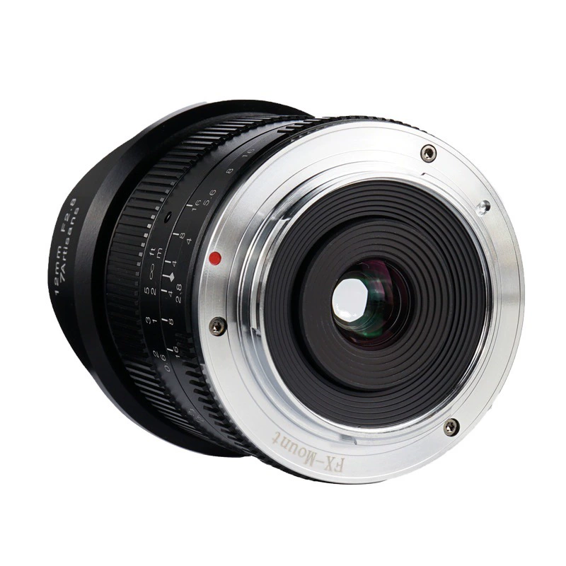7Artisans 12мм F2.8 макро-фиксированный объектив для беззеркалок Sony E / Canon / Fuji, сверхширокоугольный для пейзажей