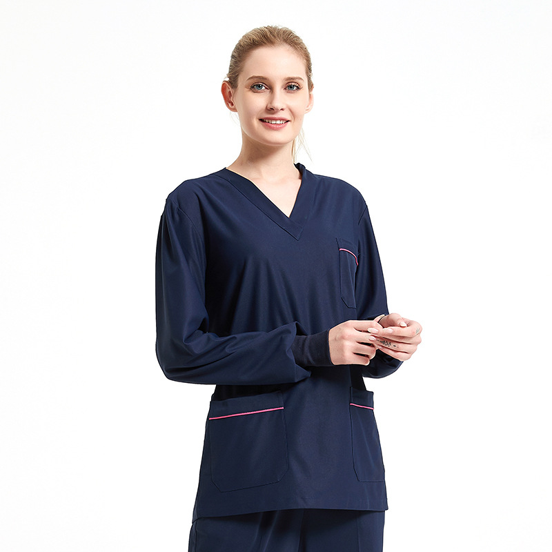 女藏蓝 长袖（针织）