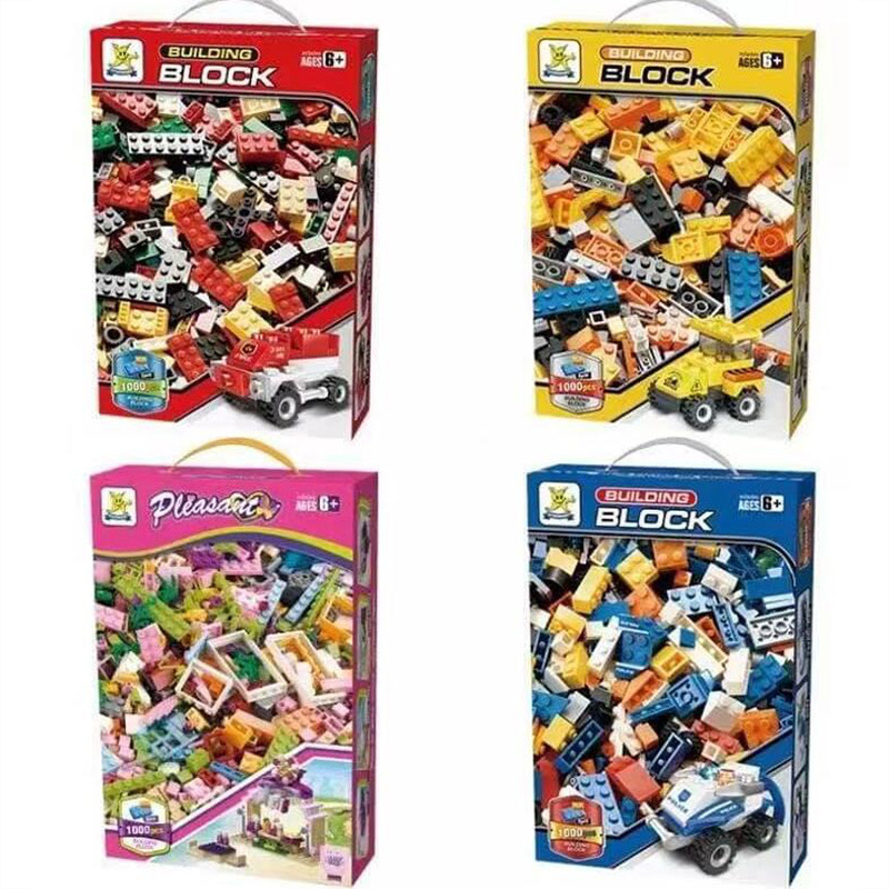 熱賣1000片小顆粒積木套裝含說明書兒童益智玩具澳洲積木1000pcs